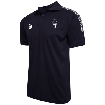 Bacup CC Youth's Dual Solid Colour Polo : Navy