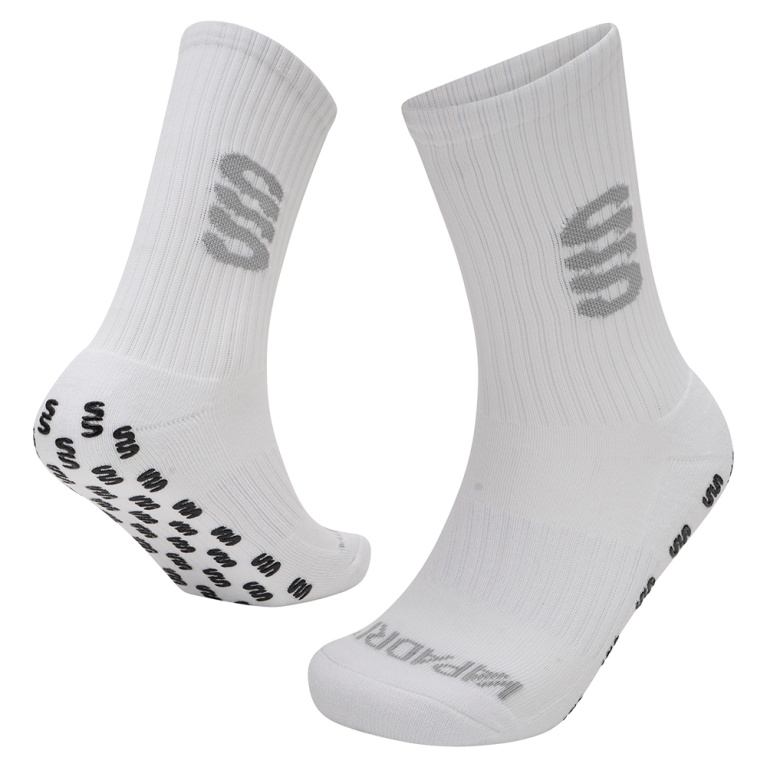 Training Kit - Quarter Gripper Sock - White
