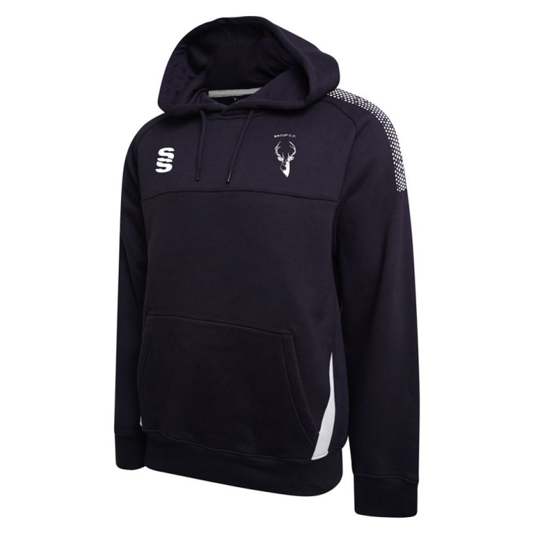 Bacup CC Fuse Hoody : Navy / White