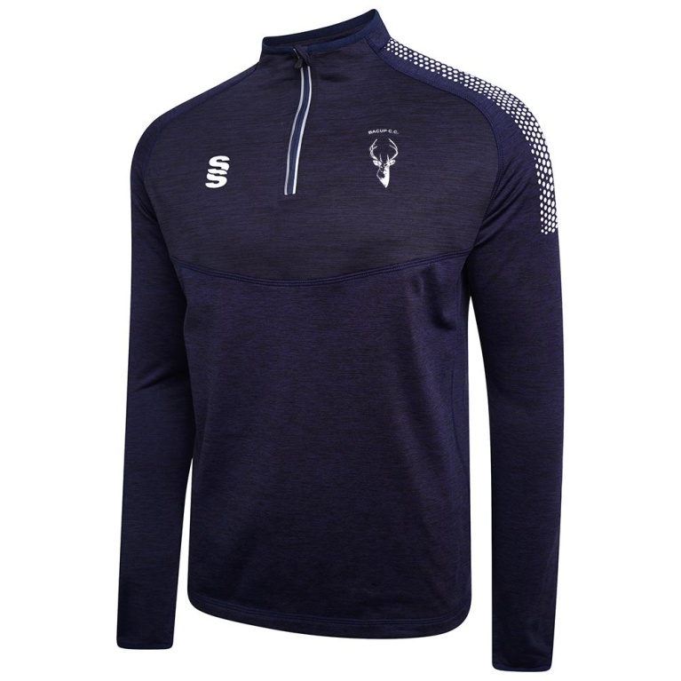 Bacup CC 1/4 Zip Dual Performance Top : Navy