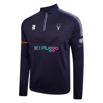 Junior Playing Kit - 1/4 Zip Dual Performance Top - Navy/White